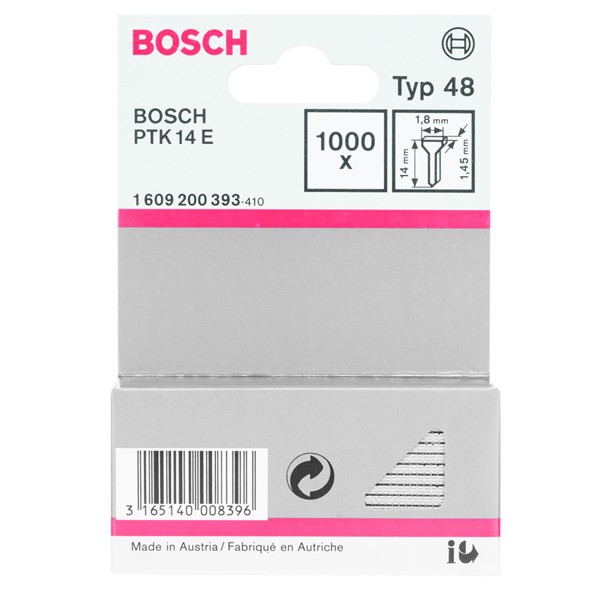 Bosch Zımba Çivisi 14mm PTK 14/3,6 V