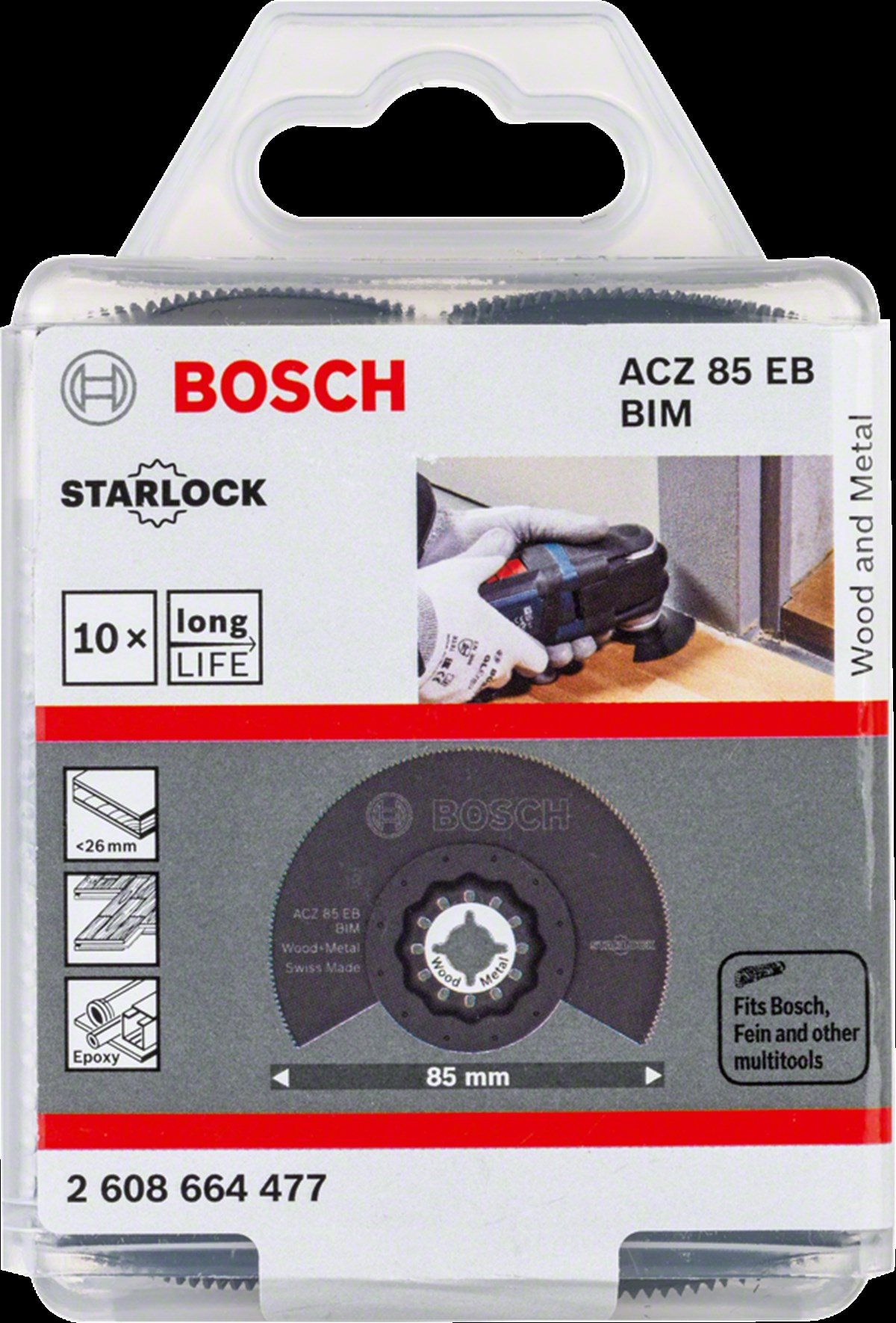 Bosch Starlock ACZ 85 EB BIM Ahşap ve Metal İçin Segman Testere