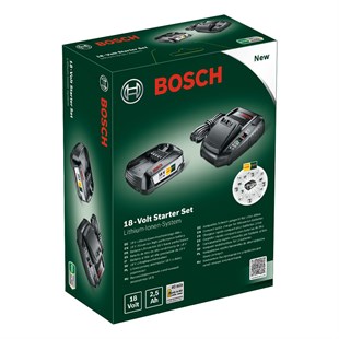 BOSCH 18 Volt Starter Kit (2,5 Ah+Şarj Cihazı)