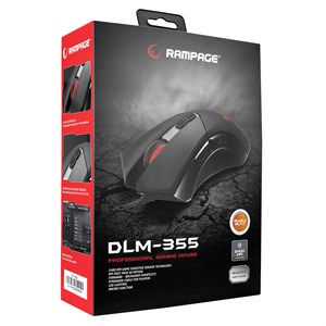 Rampage DLM-355 Usb Siyah Makrolu Oyuncu Mouse 13541